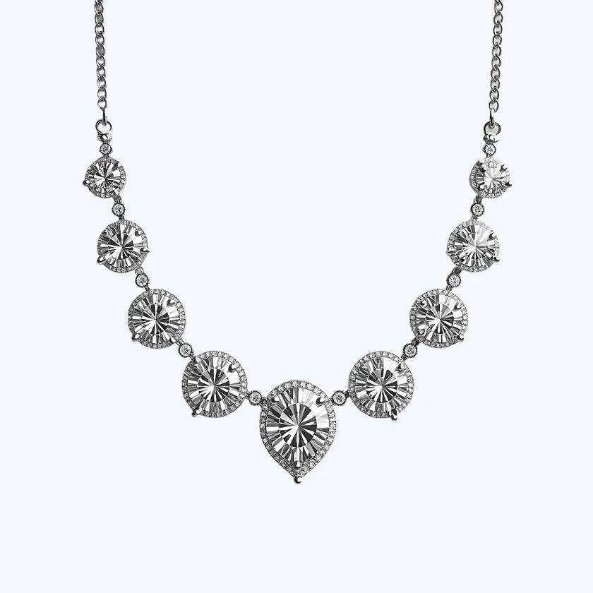 Колье Orféa из серебра с бриллиантами