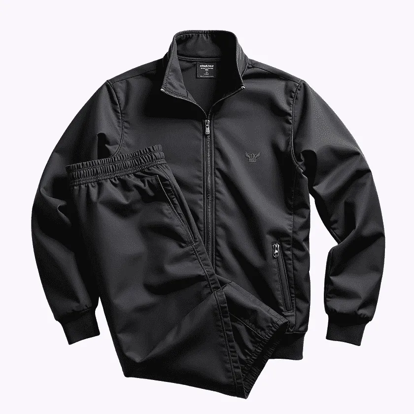 Спортивный костюм женский Nuvella «Black Motion» (черный, размер S)